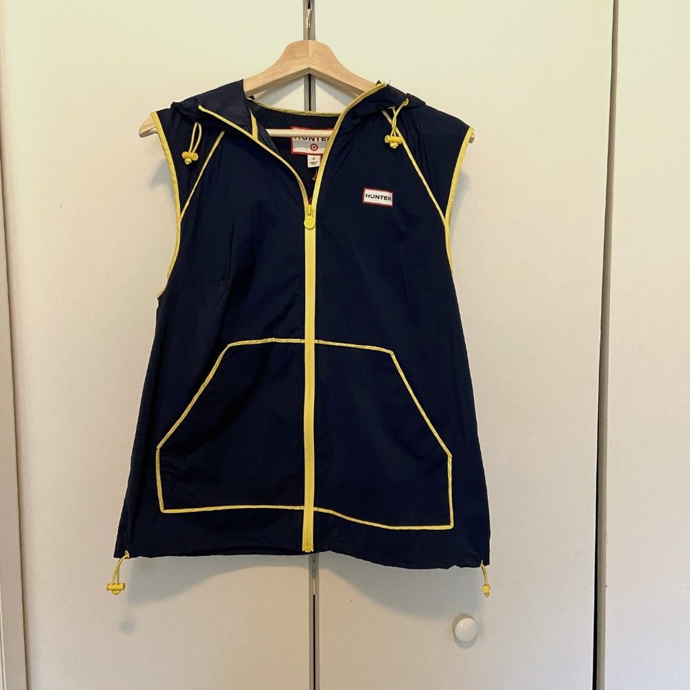 Hunter for Target Unisex Hooded Navy Windbreaker
